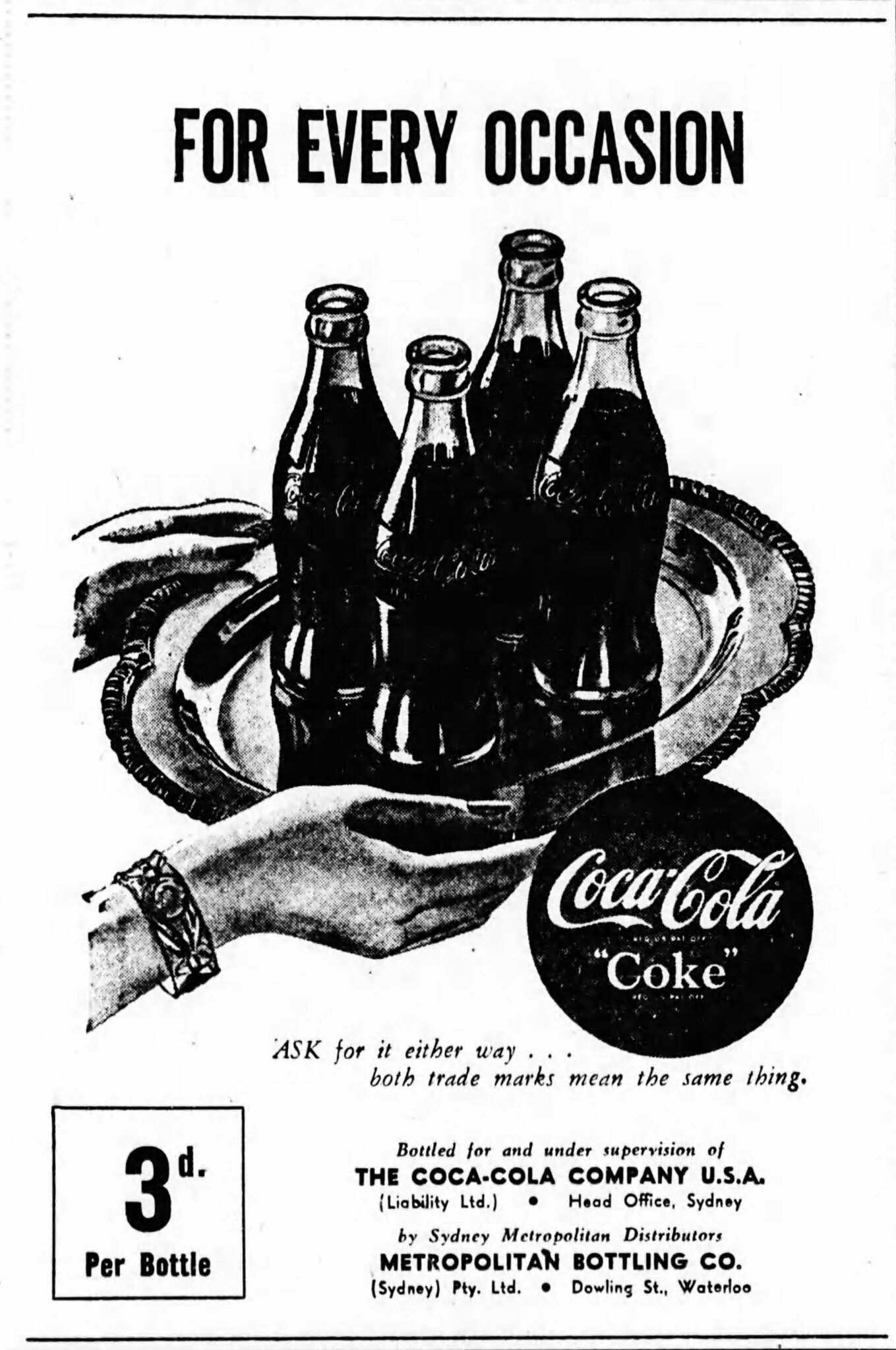 Coca Cola üveg formatervezés